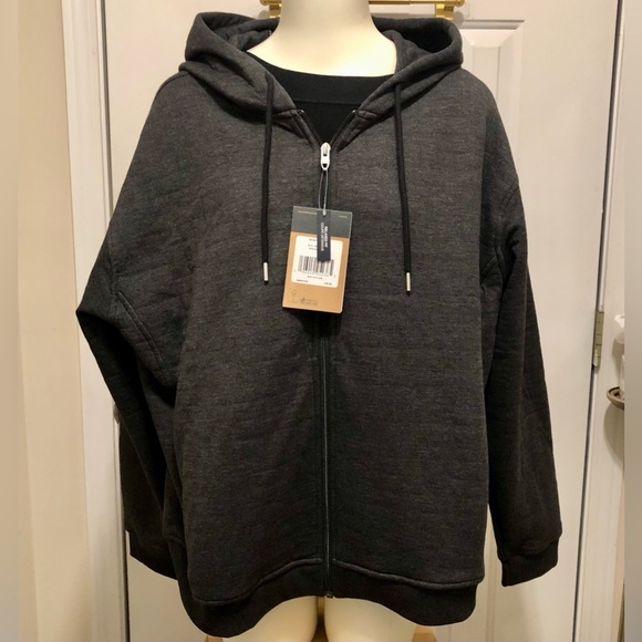 Tops - LAST CALL The North Face Womens Plus Size Long PK Hoodie Full Zip 3X NWT